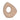 8" Lopsided Open Cut Out Vase Sand Texture - Tan