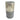Glass 13" Metallic 2-Tone Vase - Silver