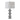 29" Stacked Ball Table Lamp Crystal Base - Gray