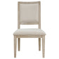 Trofello - Cushioned Dining Side Chair (Set of 2) - White Washed