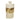 Metal 15" Flask Vase - Pearl/Gold