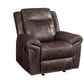 Lydia - Glider Recliner - Brown Leather Aire