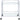 Cara - 2-tier Rectangular Glass Shelf Metal Bar Cart