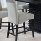 Stanton - Upholstered Counter Chairs (Set of 2) - Gray And Black