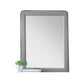 Valda - Mirror - Light Gray Fabric