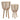 Wicker Planters 10 / 12" (Set of 2) - Natural