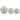 4" / 5" / 6" Ceramic Curvy Line Painted Orbs (Set of 3) - Black