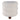 18" x 18" Ribbed Teddy Ottoman With Ball Feet - Ivory