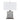 22" Lazio Marble Lamp - Gray