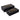 12" / 14" Brass Inlay Boxes With Hardware (Set of 2) - Black
