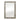 Resin Chevron Rect Mirror 24 x 36" - Gray / White