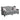 Hannes - Sofa With 2 Pillows - Gray Fabric