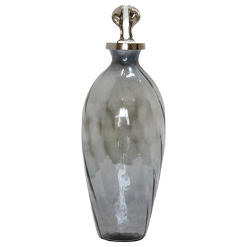 Calline Large Bottle With Topper 21" - Gray