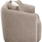 Townsend - Chenille Upholstered Rolled Arm Loveseat - Latte