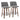 Toriano - Fixed-Height Counter Stool Set