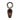 Glass 34" Vase With Crown Top - Brown
