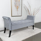 Farrah - Velvet Upholstered Rolled Arm Storage Bench