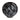 Tilo Medium Glass Round Vase 15" - Gray