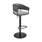 Blaise - Adjustable Counter Or Bar Stool - Black / Grey