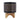 Ceramic Planter On Stand 8" - Brown