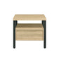 Yawan - Accent Table - Oak & Black Finish