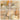 Ochre I - 48" x 48" Painting By Buddy Whitlock (Set of 4) - Walnut