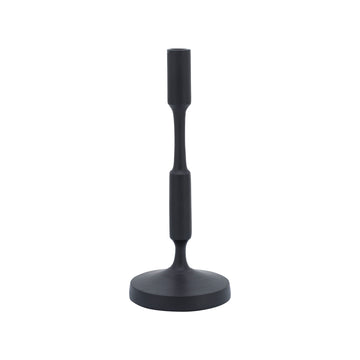 Metal 13" Taper Candle Holder - Black