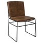 Abbott - Metal Dining Side Chair (Set of 2) - Antique Brown