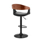 Benson - Adjustable Bar Stool - Walnut Wood