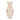 18" Xixa Natural Large Ecomix Vase - Ivory / Beige