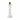 9" Etched Crystal Taper Holder - Clear / Gold