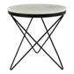 Haley - Side Table Black Base - Black