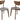 Alfredo - Dining Side Chair (Set of 2) - Gray And Natural Walnut