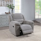 Gilson - Chenille Upholstered Reclining Glider Recliner - Gray