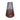 Glass Vase 14" - Gray / Brown