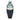 Glass Tri-colored Glittered Vase 18" - Multi