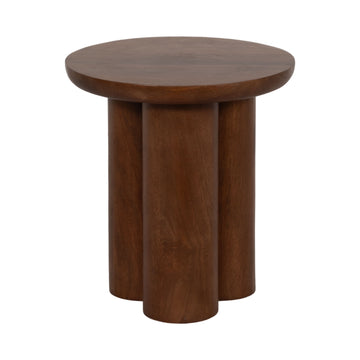 Wood Scandinavian Side Table 18" - Brown