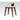 Gasha - End Table - White Marble Top & Walnut