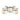 Devi Anastasia - 5 Piece Round Glass Dining Table Set - Gold Brushed / Taupe