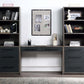 Estevon - Bookshelf - Gray Oak Finish