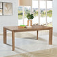 Bruner - Rectangular Wood Dining Table - Natural Brown