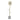 Mirage Large Flower Statuary - Gold / White