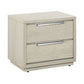 Abbey - 2 Drawer Nightstand - Gray Oak