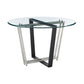 Devi Anastasia - Round Glass Dining Table Set