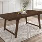 Reynolds - Rectangular Dining Table - Brown Oak