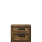 Morales - Nightstand - Rustic Oak Finish