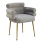 Dente - Faux Sheepskin Dining Chair