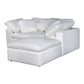 Terra - Condo Nook Modular Sectional Livesmart Fabric - Cream