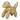 Metal Balloon Monkey 5" - Gold