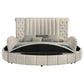 Sonya - Upholstered Round Storage Bed